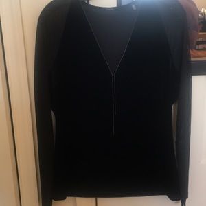 Elie Tahara Black Velvet medium top